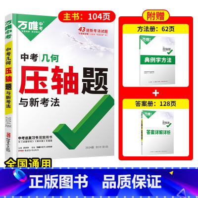 压轴题[几何] 初中通用 [正版]数学压轴题2024初中七年级动点专项训练几何函数精讲精练八年级物理九年级化学必刷题初三