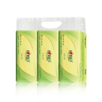 心相印抽纸110抽3包超韧面巾纸家用礼品纸巾实惠装餐巾纸大包