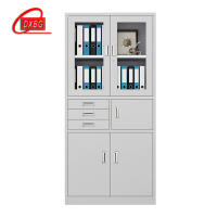 DXBG钢制文件柜资料柜档案柜财务凭证柜带锁储物柜铁皮柜书柜偏三内保文件柜