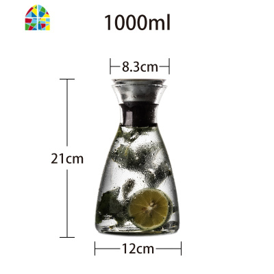 北欧solo冷水壶 耐热家用大容量创意凉水壶 果汁壶扎壶 FENGHOU 1500ml