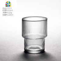 日式手工玻璃冷水壶套装简约家用凉水壶凉茶壶花茶杯冷饮果汁杯子 FENGHOU 粉色高款杯