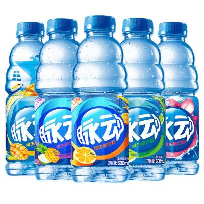 脉动青柠桃子橘子菠萝口味混合口味600ml维生素运动功能饮料
