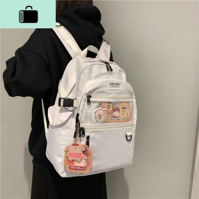 书包女韩版高中原宿ulzzang大学生校园百搭ins双肩包大容量背包男NEW LAKE