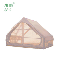 劲脉 全自动充气帐篷 12平双大门双大窗 顶