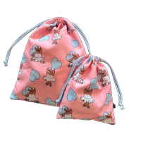 友鑫邦 小熊束口收纳袋儿童衣物收纳袋 尿布收纳袋 个