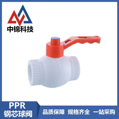 中锦科技 PPR钢芯球阀32 (1寸)钢芯个