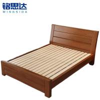 铭思达实木单人床1.5米张
