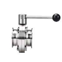 盛京联硕 不锈钢卫生级快装蝶阀Φ133卡盘145(304材质)台