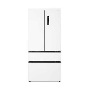 [自营]美的冰箱576L法式四开门冰箱双系统循环净味除菌一级能效风冷无霜大容量BCD-576WFPZM(E) 星尘白
