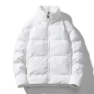 冬季新款加厚外套男潮牌保暖休闲面包服情侣立领羽绒棉服上衣