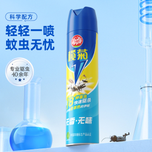 榄菊杀虫剂喷雾600ml*2 基孔肯雅热防蚊灭蚊喷雾灭蟑螂蚂蚁 杀虫气雾剂