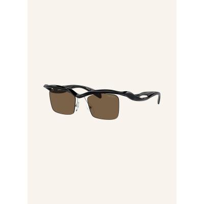 普拉达(PRADA)男士潮牌太阳镜防紫外线高清偏光眼镜商务休闲镜框 1AB8C1_-_BLACK/DARK_BROWN