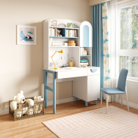 全友家居现代简约书桌书柜组合办公桌写字台经济型电脑桌简易书架储物柜小户型书房家具