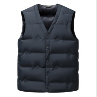 羽绒马甲男秋冬新款爸爸休闲马夹坎肩男士中老年轻薄老人保暖背心