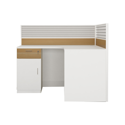 [企诺]屏风工位 QND2bYP-L1414带柜J 1430×1430×1100mm 人造板 组