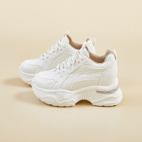 内增高ins韩版新款高帮老爹鞋女秋季学生厚底增高休闲鞋