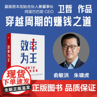 效率为王 卫哲著 阿里巴巴集团前CEO 嘉御基金合伙创始人作品 存量时代 效率为王 新周期下的企业经营策略 正版书籍 中