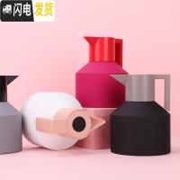 三维工匠北欧几何保温壶家用304不锈钢内胆热水瓶大容量瓶暖开水瓶暖水壶 1.2灰色