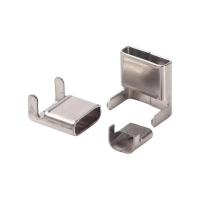 盛京联硕 不锈钢扎带 盘带卡扣 扎口10mm L扣[100个]包