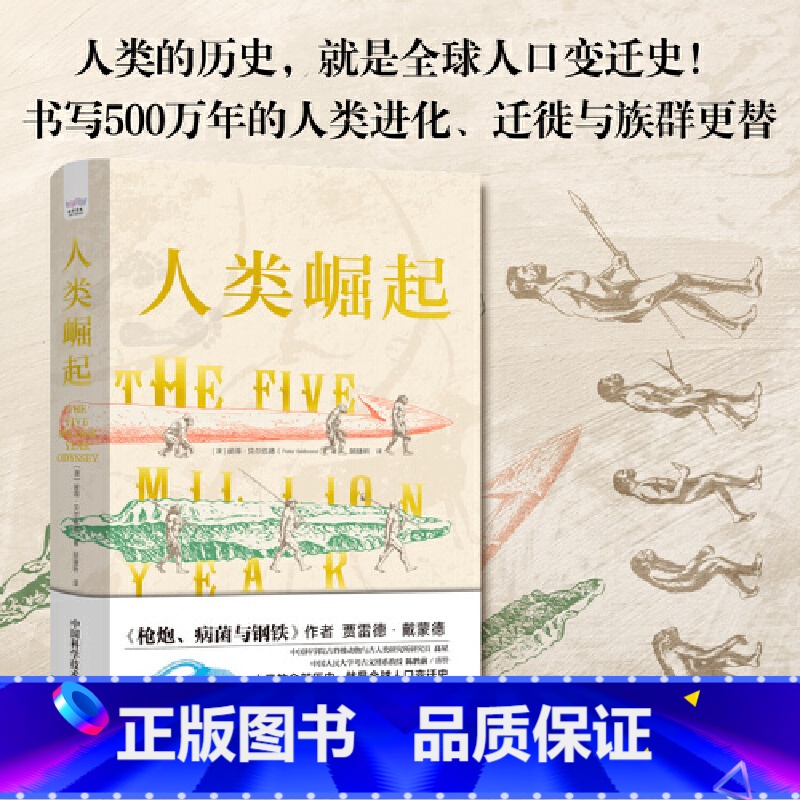 人类崛起:书写500万年的人类演化、迁徙与族群更替 [正版]人类崛起:书写500万年的人类演化、迁徙与族群更替