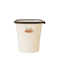 中屹得 垃圾桶家用大容量可爱高颜值客厅卧室厨房卫生间厕所纸篓 个