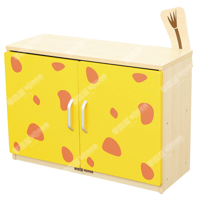 华森葳儿童家具 森林系统门柜长颈鹿