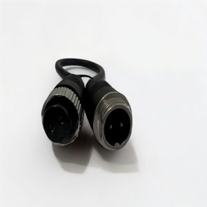 融顺匀通 航空插头网线连接线2芯