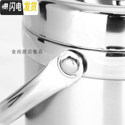 三维工匠餐厅不锈钢大容量饭桶商用保温饭盒酒店饭店专用盛饭手提锅 餐厅推荐型号2.0直型(不带格)