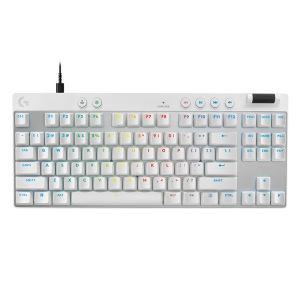 罗技(Logitech) 罗技PRO X TKLRAPID磁轴键盘-白色