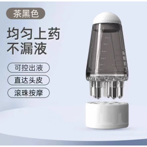 头皮上药器头部精油滚珠按摩育发液涂抹头发按摩给药涂药神器3759Z