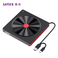 紫光(UNIS)JVD1805 USB多功能外置光驱 DVD刻录机外接光驱 支持笔记本/台式机/一体机/苹果电脑/国产系