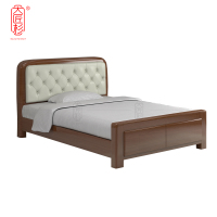 大匠杉 单人床实木床软包床 1000*2000mmDC311