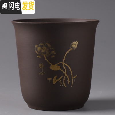 三维工匠陶瓷蝴蝶兰专用绿植绿萝吊兰创意简约大号多肉小花盆栽 JF-紫砂花盆-静心 11cm花盆容器