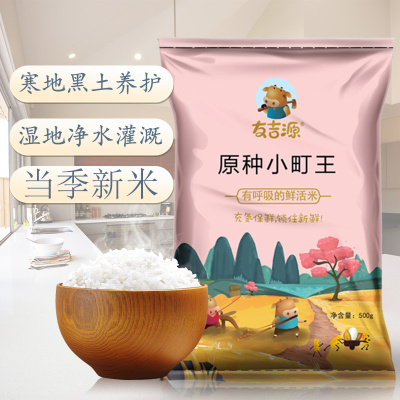 2025年新米东北大米5kg梅河口友吉源农家粳米寿司米珍珠米圆粒