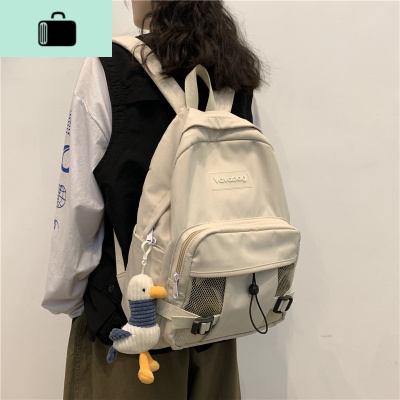 ins风书包女韩版高中原宿ulzzang潮牌背包大学生百搭高初中双肩包NEW LAKE