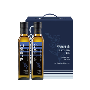 克莉娜 亚麻籽油250ML*2礼盒