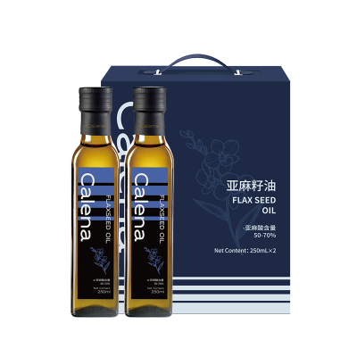 克莉娜 亚麻籽油250ML*2礼盒