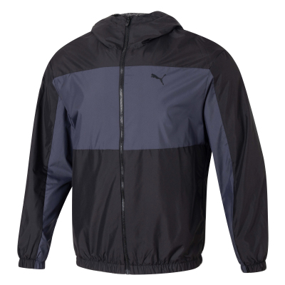 PUMA彪马男装新款运动服跑步训练服梭织夹克连帽外套684107-01 ZP