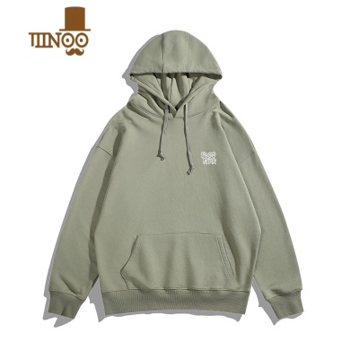 YANXU400g日系连帽卫衣男复古廓形少年感宽松潮牌外套