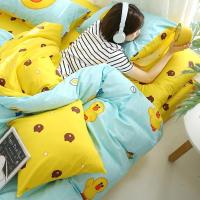 美帮汇全棉四件套全棉套件床单被套床上用品欢乐莎莉C