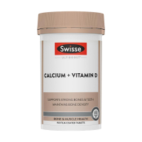 澳洲Swisse 钙 钙片 维生素D VD 柠檬酸钙 片剂150粒 1瓶装 青少年孕妇中老年补钙矿物质 澳大利亚进口