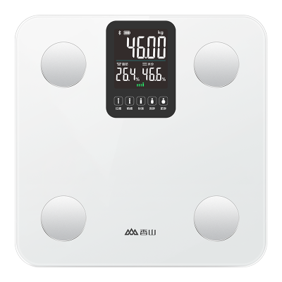 香山智能体脂秤智慧屏家用精准减肥测脂人体称体重秤电子秤充电