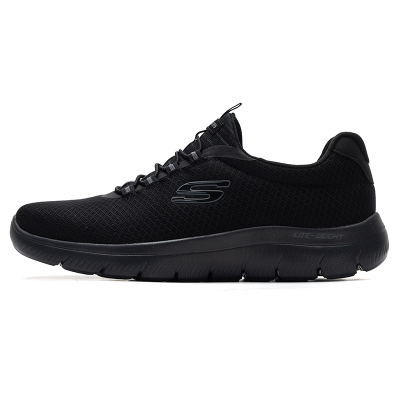 Skechers斯凯奇男鞋新款轻便透气耐磨运动休闲鞋52811-BBK ZP
