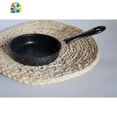 小不粘锅煎蛋迷你平底锅无油烟铸铁锅烙饼电磁炉小炒锅燃气炉 FENGHOU (锅口直径12cm)送竹铲+海绵布