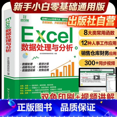 办公经典教程+Excel数据处理+Excel实操+高级应用 [正版]excel函数与公式应用大全 Excel数据处理与分