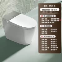 惠达HUIDA智能马桶ET65N-Q 一体式智能马桶低水压脚踢冲水泡沫盾全自动坐便器马桶