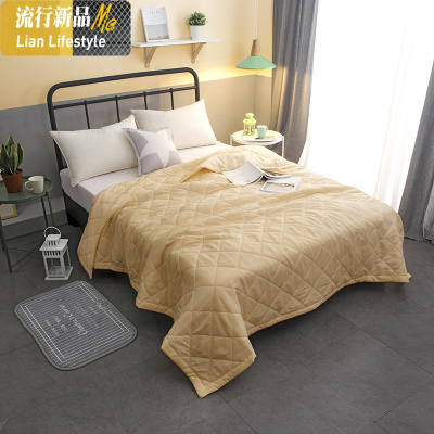 [买就送]夏季薄被子可水洗空调被单人双人卡通夏凉被子学生宿舍 三维工匠