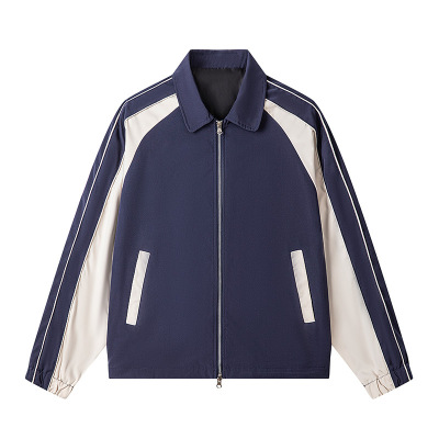 夹克男外套立领宽松潮流休闲百搭青少年春秋季夹克运动防风男外套