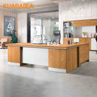 匡大办公桌简约现代大班台板式2.4米主管桌经理电脑桌KD-18D2401L