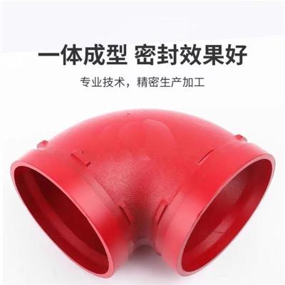 中锦科技 沟槽卡箍90度弯头DN250(外径273) 个